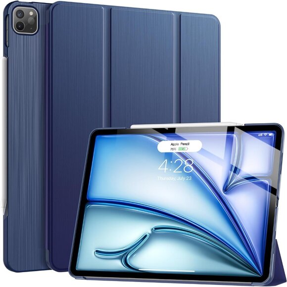 SOKE Protective Case for iPad Air iPad Pro Navy Blue NEW - Picture 1 of 9